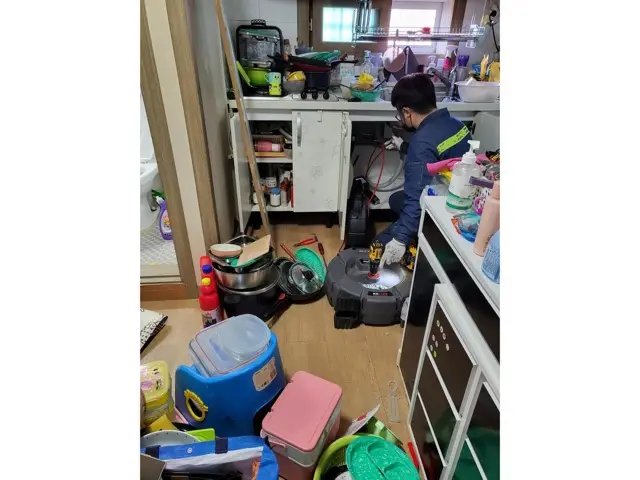 싱크대막힘 해결 - 청년하수구해결사 고객 후기 사진